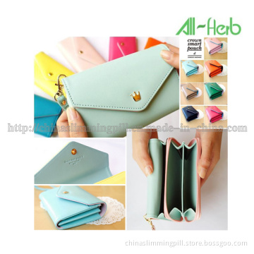 Crown Smart Pouch Multi-Function Envelope PU Leather Phone Wallet Pouch